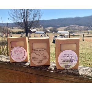 2/$15. Handmade & All Natural Goat Milk Soap